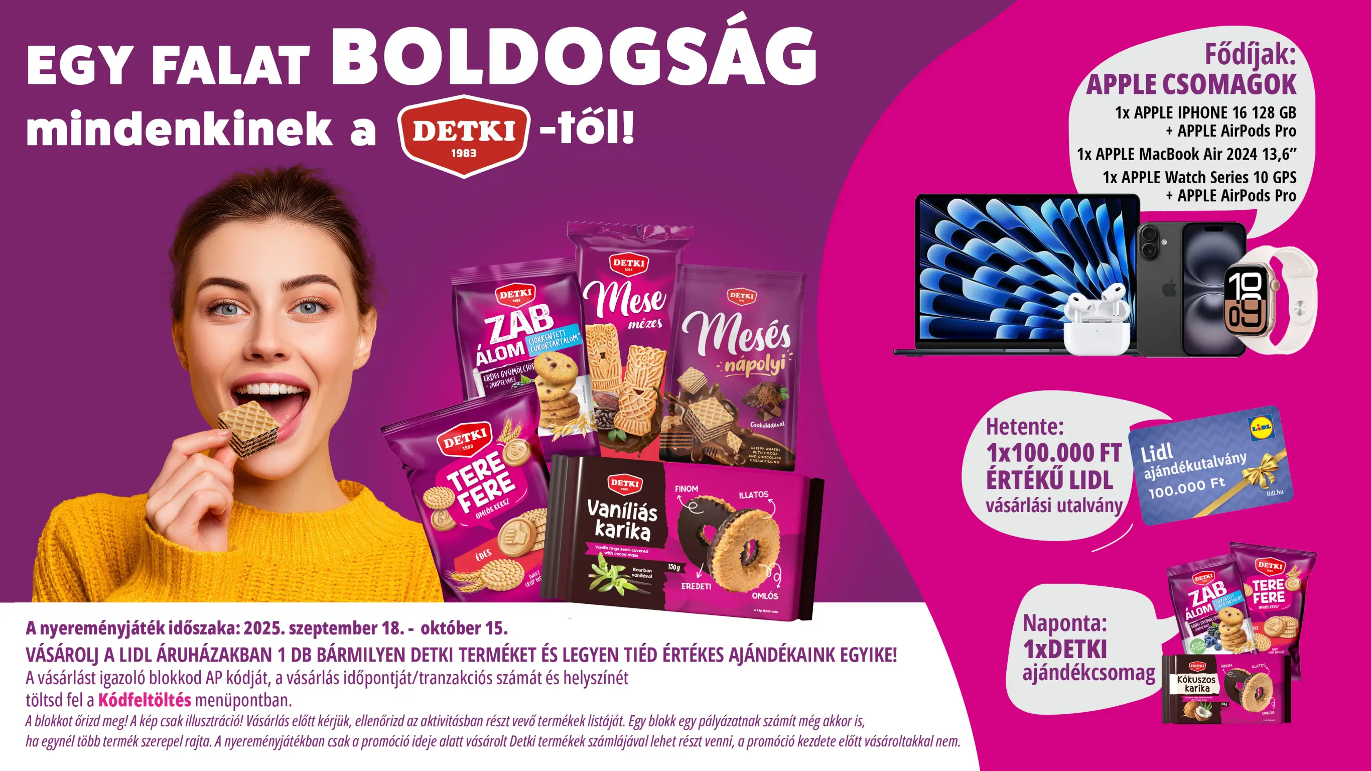 A promóció plakátképe.